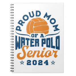 Proud Mamma av Vatten Polo Senior 2024 Anteckningsbok