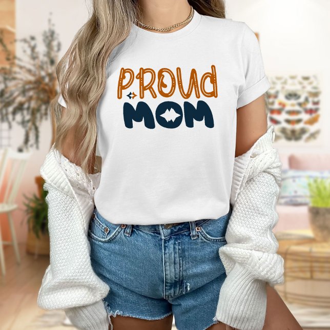 Proud Mamma, Baseball T-Shirt (Skapare uppladdad)