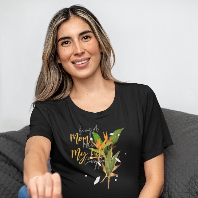 Proud Mamma Black T Shirt (mom great)