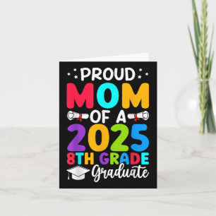 Proud Mamma Cl av 2025, åttonde Klass Studenten Kort