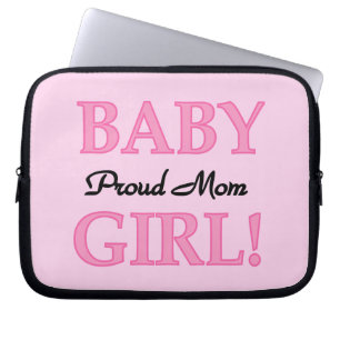 Proud Mamma Flicka-gåvor Laptop Sleeve