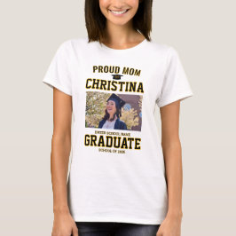Proud mamma förälder till student i klass 2025 t shirt