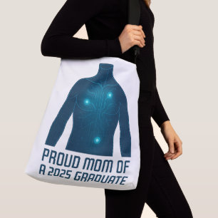 Proud Mamma från 2025 Biomed Grad   Futuristiska A Axelväska
