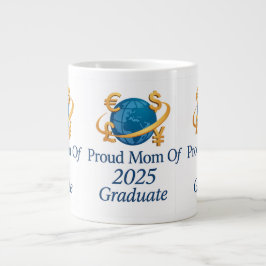 Proud Mamma från 2025 Econ Grad - Global Currency Jumbo Mugg