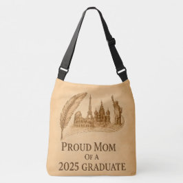Proud Mamma från 2025 History Grad - Landmark Art Axelväska