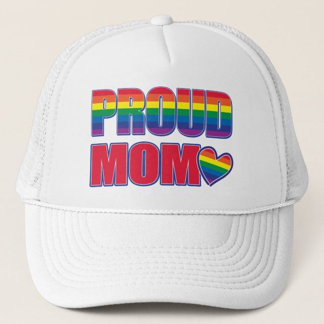 Proud Mamma Gay pride Keps (Framsida)