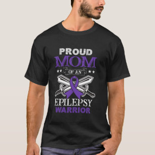 Proud Mamma i en epilepsianfallsfamilj P T Shirt