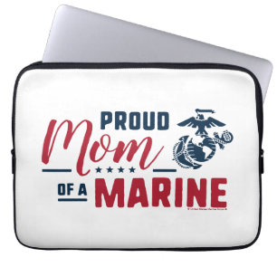 Proud Mamma i en marin havsbotten - Färg Laptop Fodral