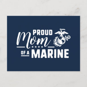 Proud Mamma i en marin Helg Vykort