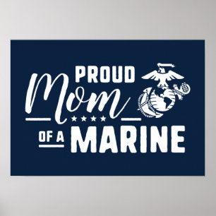 Proud Mamma i en marin Poster