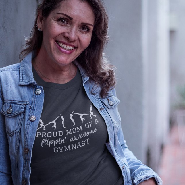 Proud Mamma i en Vänppin Fantastisk Gymnast T Shirt (Skapare uppladdad)