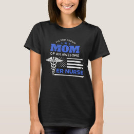 Proud Mamma i Fantastisk ER Nurse Distress T Shirt