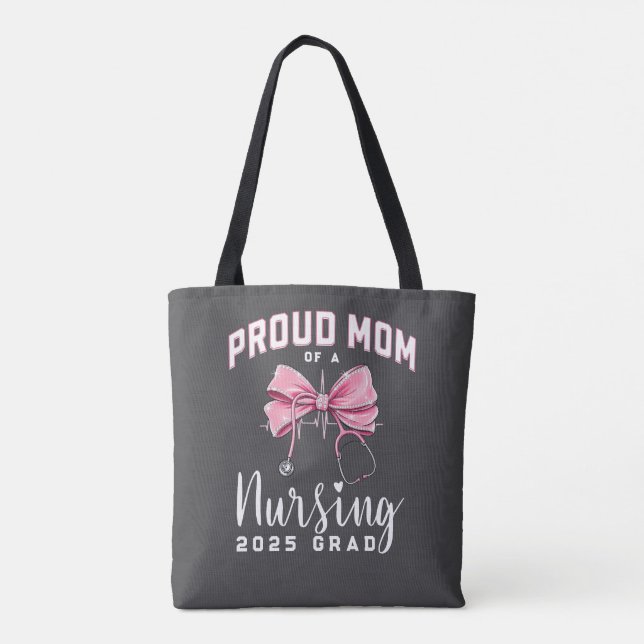 Proud Mamma i Nursing Student Tygkasse (Baksida)