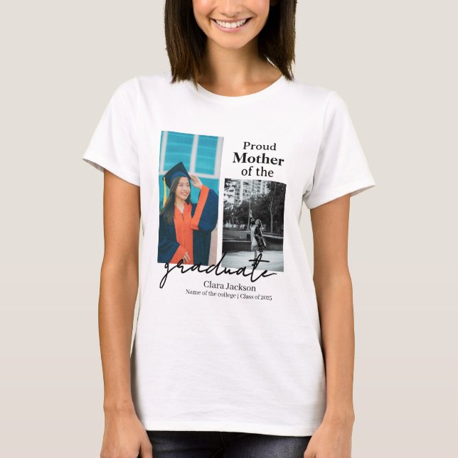 Proud mamma i student t shirt (Framsida)