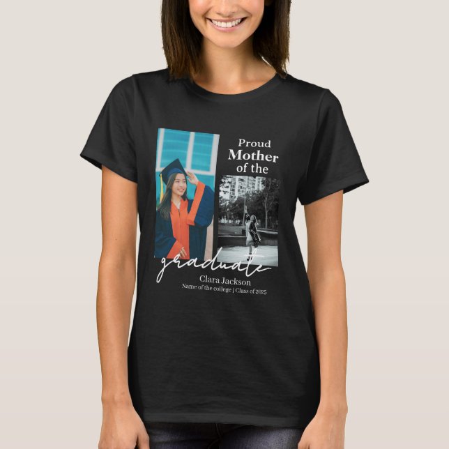 Proud mamma i student t shirt (Framsida)
