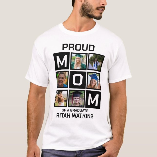 Proud Mamma i Student T-Shirt (Framsida)