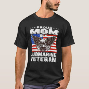 Proud Mamma i USA:s ubåt Veteran Patriotic Milita T Shirt