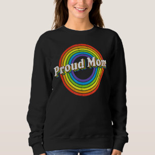 Proud Mamma Lgbt Flagga Lgbtq Lesbisk Gay Bisexual T Shirt