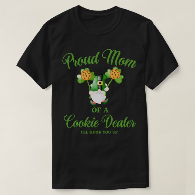 Proud Mamma Matching cookie-återförsäljarflicka St T Shirt (Design framsida)
