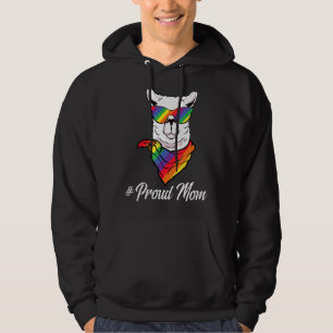 Proud Mamma Momma Llama Alpaca Pride Lgbt Rainbow Hoodie