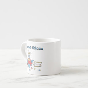 Proud Mamma plan Det är en pojkgåva Espressomugg