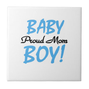 Proud Mamma Pojke-gåvor Kakelplatta