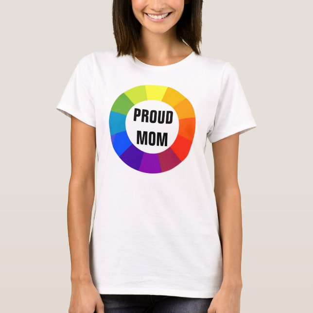 Proud Mamma T Shirt (Framsida)