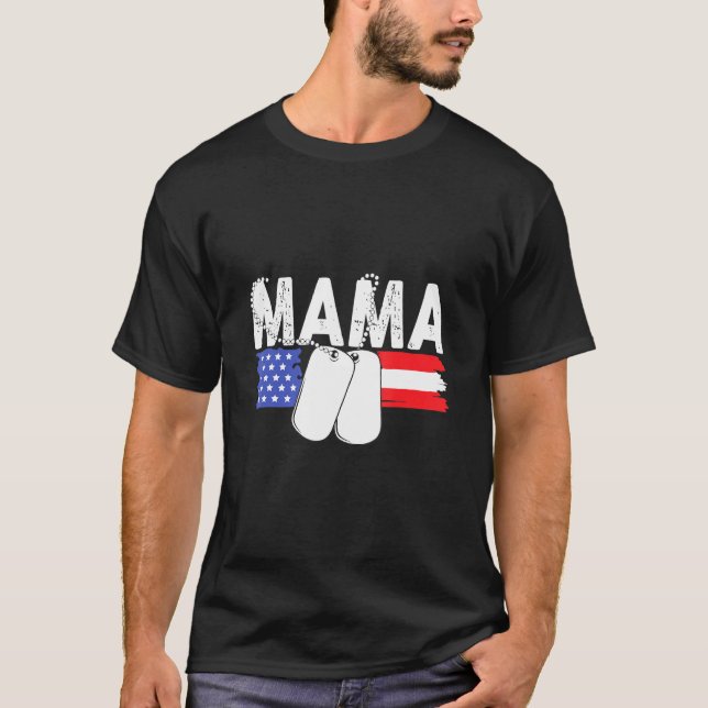 Proud Mamma Veteran Veteran Day T Shirt (Framsida)