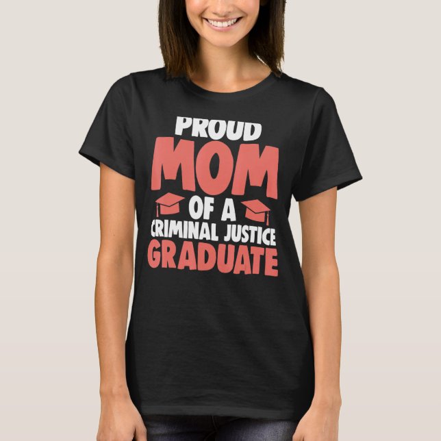 Proud Mamma vid brottmålsdomstolen Student Women C T Shirt (Framsida)