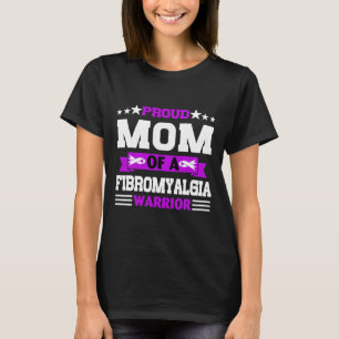 Proud Mamma Warrior of a Fibromyalgia Awareness in T Shirt
