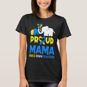 Proud Mamma World Down Syndrome Awareness Day Elep T Shirt