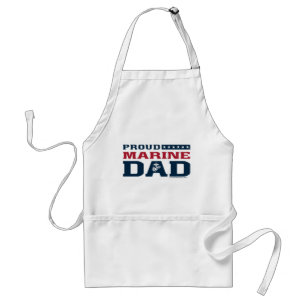 Proud Marine Pappa - Färg Förkläde