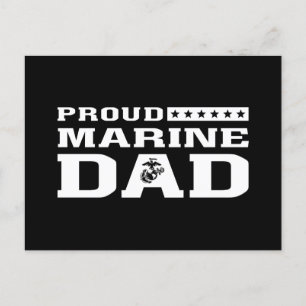Proud Marine Pappa Helg Vykort