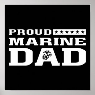 Proud Marine Pappa Poster