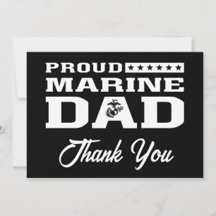 Proud Marine Pappa - White Tack Kort