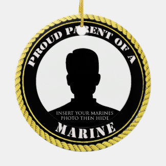 Proud Marine Parent Julgransprydnad Keramik