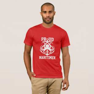 Proud Maritimer anchor octopus Lighthouse-rutten T Shirt