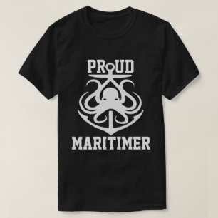 Proud Maritimer anchor octopus Lighthouse-rutten T Shirt
