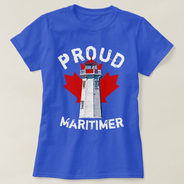 Proud Maritimer shirt Nova Scotia peggy's cove T (Design framsida)