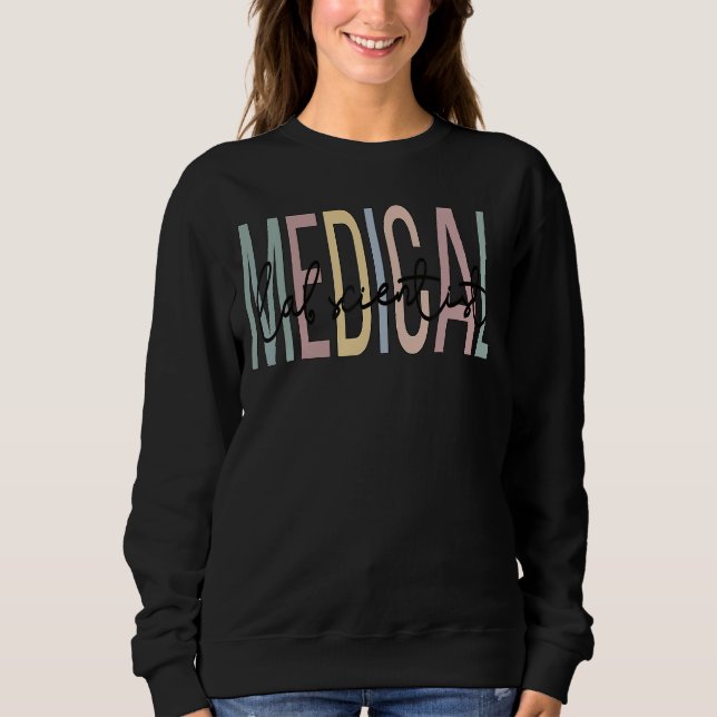 Proud Medical Lab Scientist Boho Med Lab Scientist T Shirt (Framsida)
