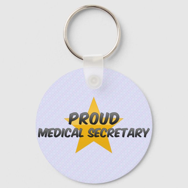 Proud Medical Secretary Nyckelring (Framsida)