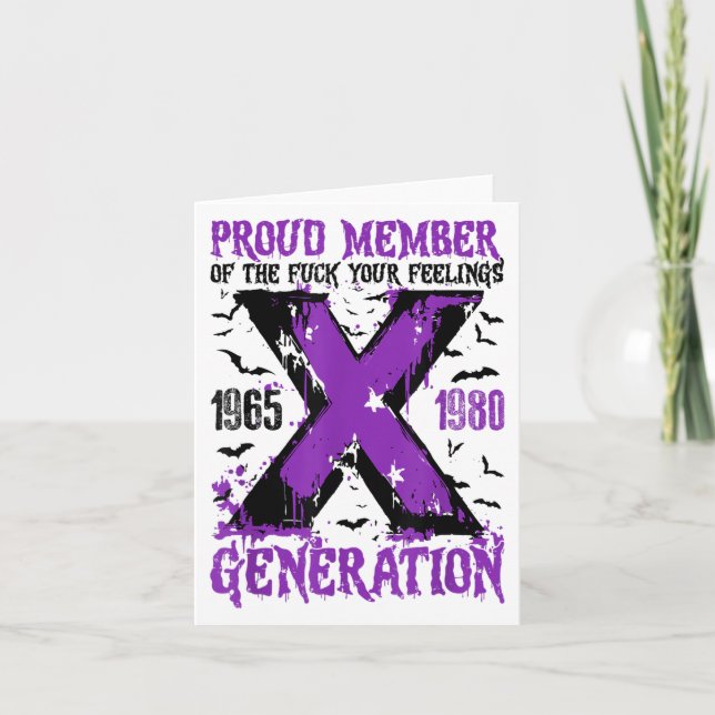 Proud Member X Generation For Your Feelings Hallow Kort (Framsida)