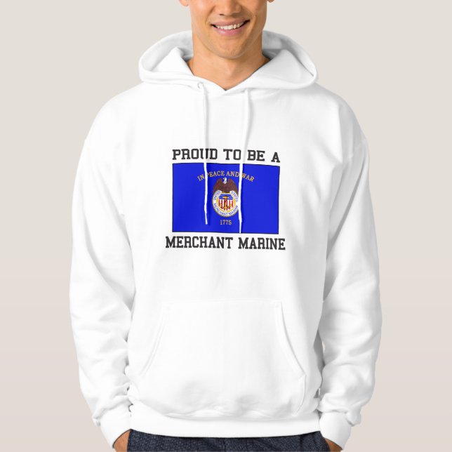Proud Merchant Marine Hoodie (Framsida)