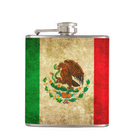 Proud Mexican National Flagga Flask Fickplunta
