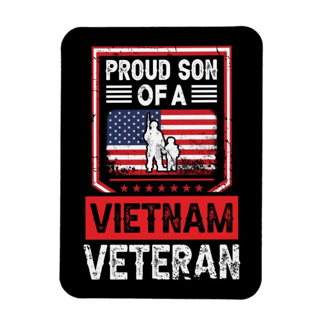 Proud Military Family Tribute Magnet (Vertikal)