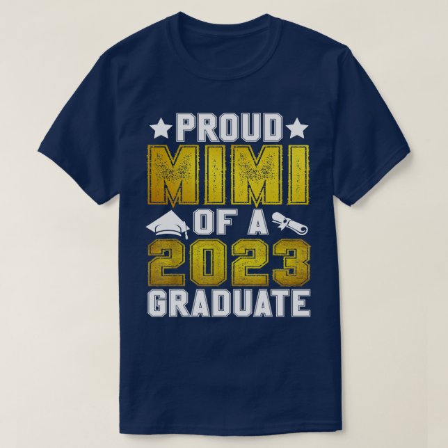 Proud Mimi av 2023 Student Senior Studenten TS T Shirt (Design framsida)
