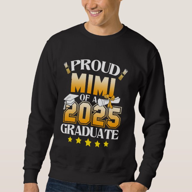Proud Mimi av 2025 års Student Mimi Senior Lång Ärmad Tröja (Framsida)
