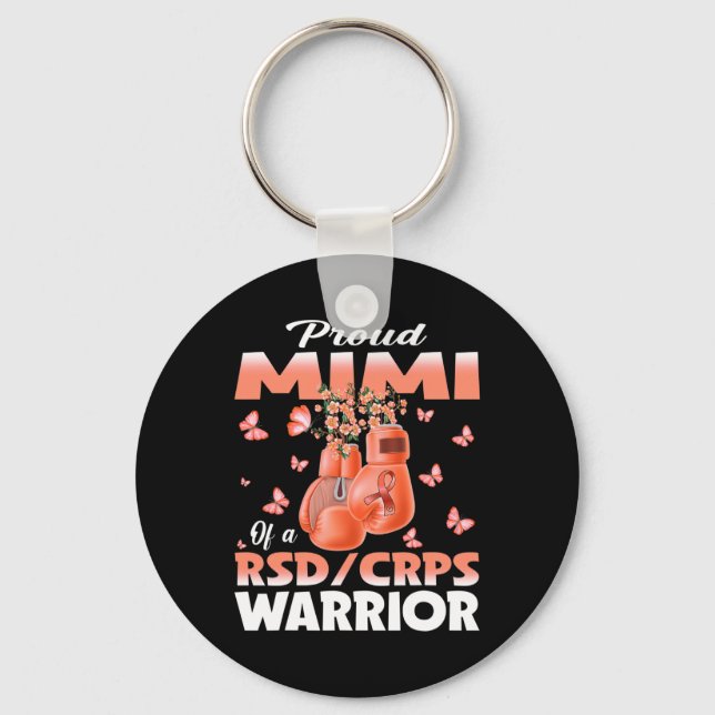 Proud Mimi av en RSD Crps Warrior Awareness Boxing Nyckelring (Framsida)
