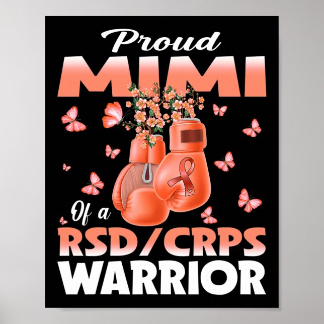 Proud Mimi av en RSD Crps Warrior Awareness Boxing Poster (Framsidan)