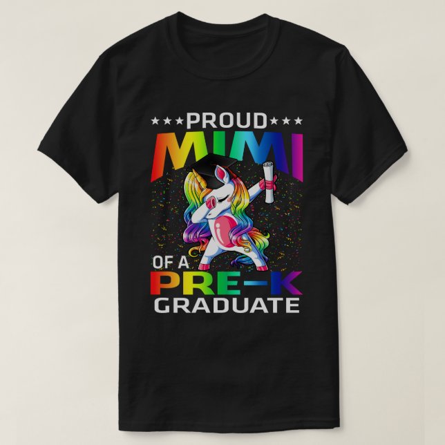 Proud Mimi av en Student-enhörning före K T Shirt (Design framsida)